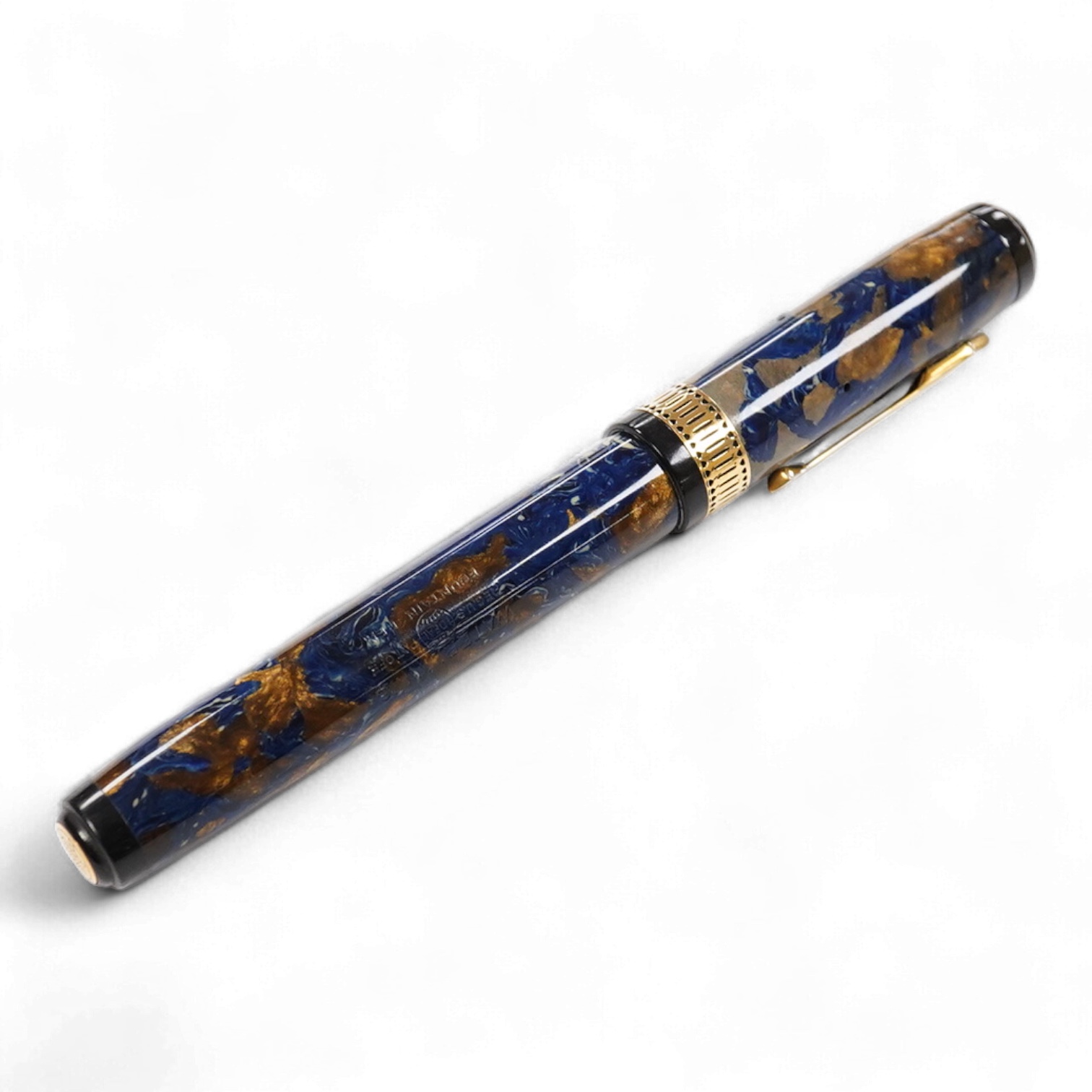A Waterman Patrician in Turquiss with gold filled fittings and 14ct. gold Patrician nib